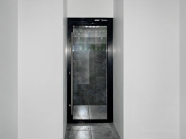 Дверь входная Алютех W62 черного цвета